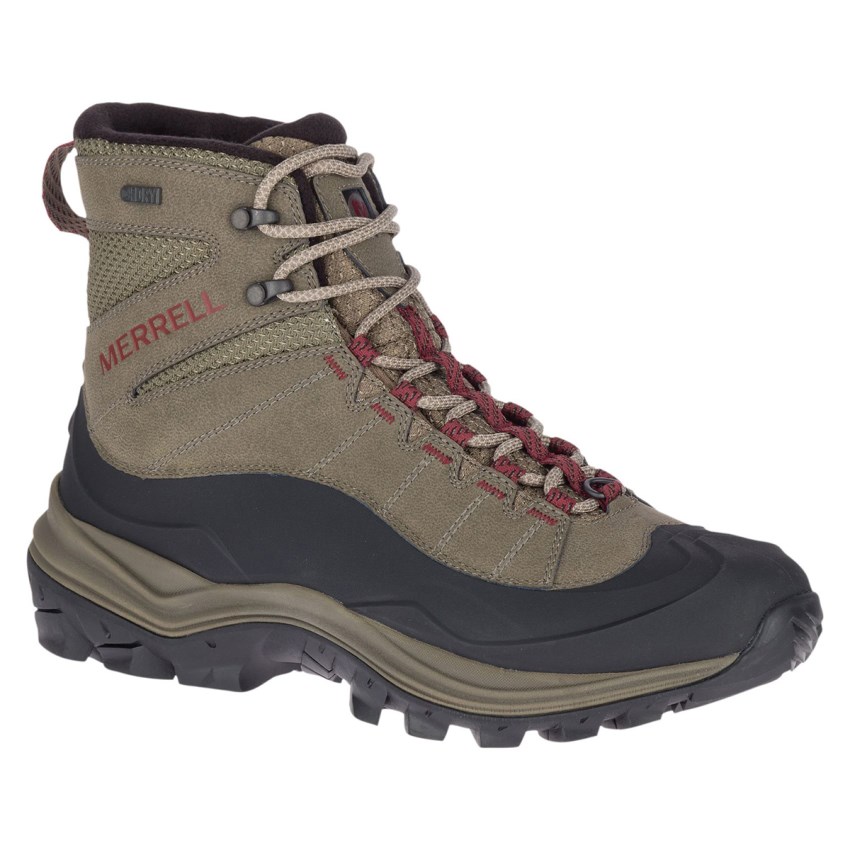 Bottes Merrell Thermo Chill Mid Shell Waterproof Marron Clair Homme | D.Z.LUWC